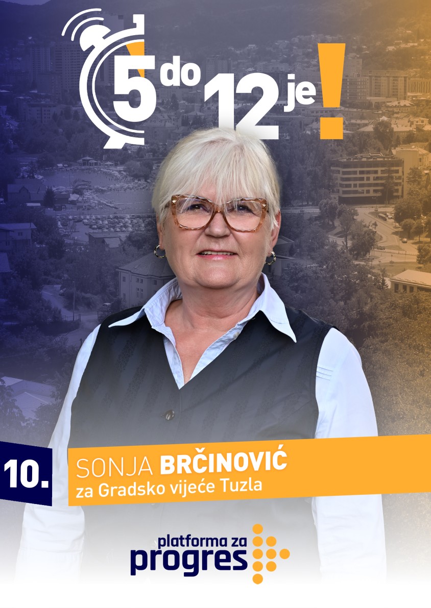 Sonja Brčinović - kandidat za Gradsko vijeće Tuzla